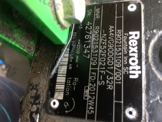 Spare part list for R902153109  Rexroth
