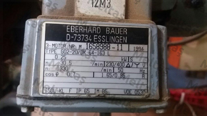 G02-20/DK 64-163 L Bauer