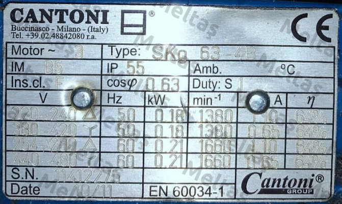 SKH 063B-4  Cantoni