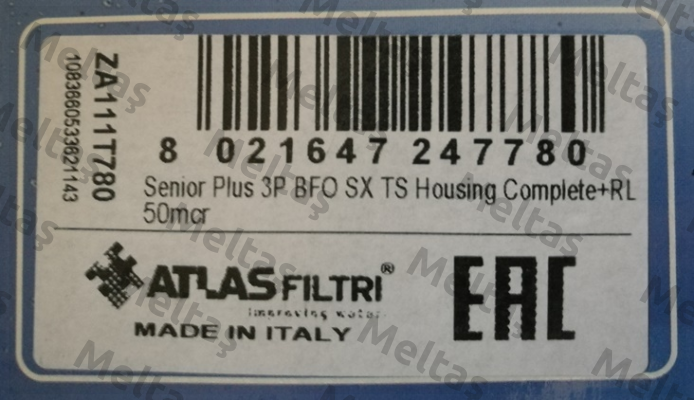 SENIOR PLUS 3P BFO SX TS (RA111T711) Atlas Filtri
