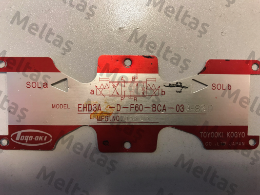 EHD3A-D-F60-BCA-03A-S2D  JTEKT FLUID POWER SYSTEMS CORPORATION (ex. Toyooki)