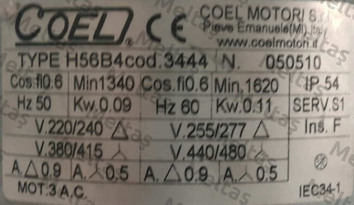 Code 3444   Coel