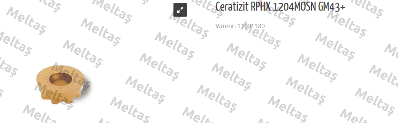 RPHX 1204MOSN GM43+  obsolete replaced by  RPHX 1204MOSN CTPP235  Ceratizit