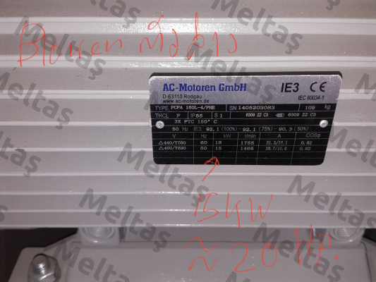 PDM-4-B35-15-160L-G-Z1  AC Motoren