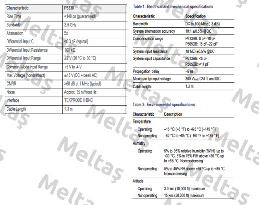 P6330 - obsolete, to find a replacement please specify the model of the oscilloscope Tektronix