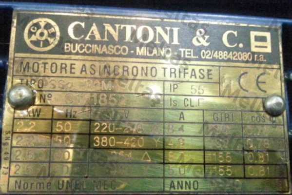 2SIE 112M-6  Cantoni