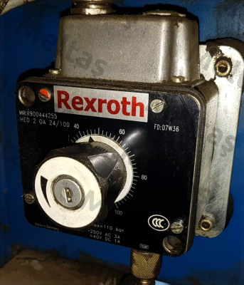 P/N: R900444255 Type: HED 2 OA2X/100 obsolete/alternative P/N: R901425452 Type: HEDE10-3X/100/2/-GI-K35-0 + R900773031  Rexroth