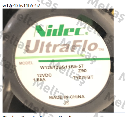 W12E12BS11B5-57 (OEM)  Nidec