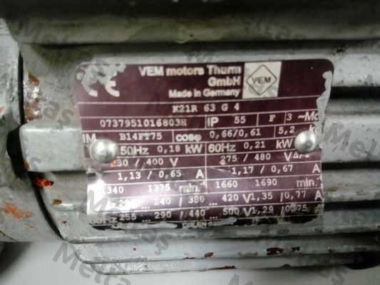 DM-4-B14K-0,18-63-A-Z0  AC Motoren