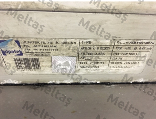 HC – H14 – ASM – 610 x 1280 x 90 FB  Ulpatek