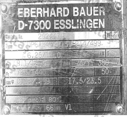 DP6A84FGU15V-214/499 Bauer