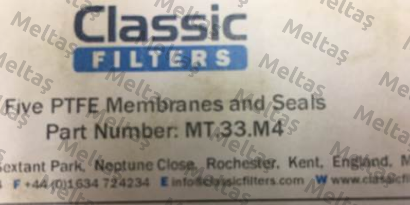 901937 / Type: MT-33-M4 Classic filters