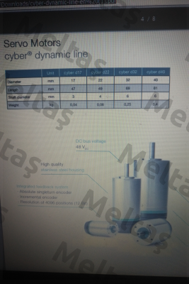 Cyber D17  Wittenstein