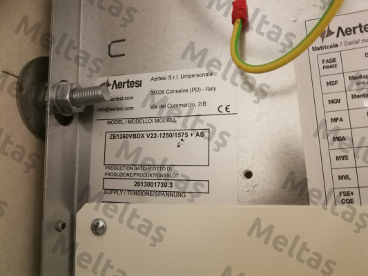 Zefiro 1250/1260  ,   40171656/3BTB7045A0/1 Aertesi