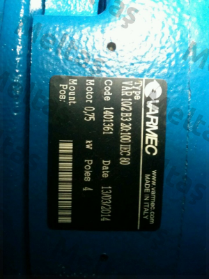 VAR10/2 B3 020-100-0,75kW 4pol  Varmec