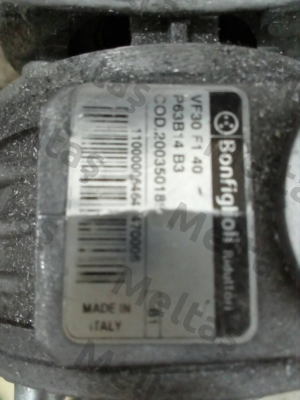 VF 30 F1 40 P63 B14 B3 Bonfiglioli