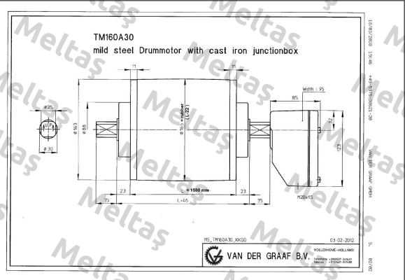 TM160A30-0410-1500  Van der Graaf