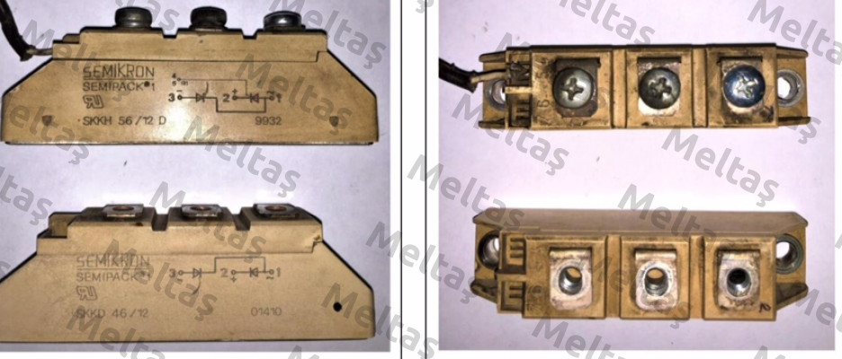 SKKH 56/12D obsolete/alternative SKKH 57/12 E or SKKH 106/12 E  Semikron