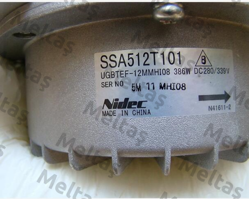 SSA512T101   S/N:5M 11 MHI 08 OEM Nidec