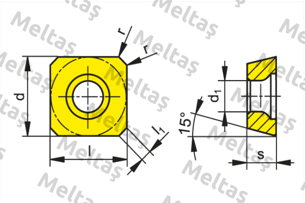 51 006 020 / 11882514  Type SDHT 1204AESN-R CTCP230 Ceratizit