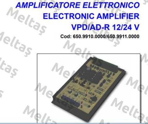 VPD/AD-R 12V  Brevini