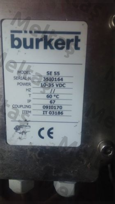 Model: SE 55,  ITEM : IT 03186 (OEM)  Burkert