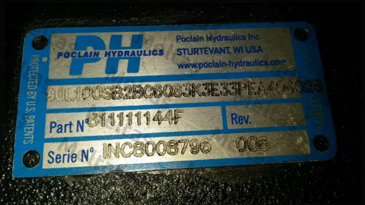 611111144F  Poclain