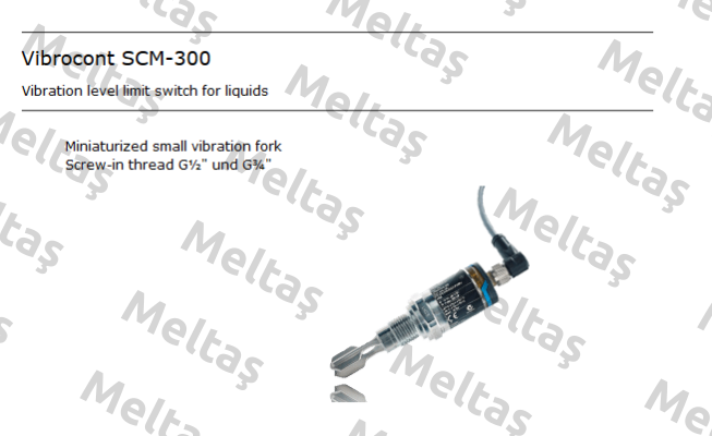 111000074 Type Vibrocont SCM 300 K 2 GA 01 S ACS CONTSYS