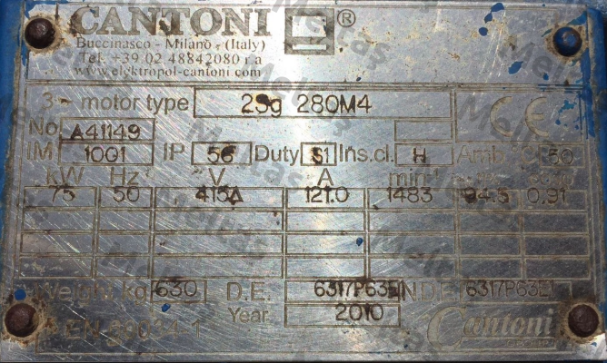 2SIE 280S-4 Cantoni