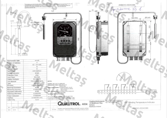 AKM345-00243386 Qualitrol