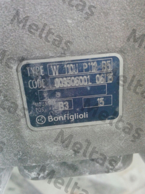 W 110 U 15 P112 B5 B3 Bonfiglioli