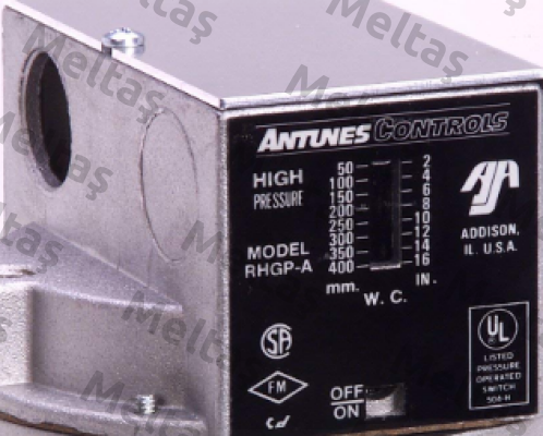 RHGP-A Range: 250-1250 mm  ANTUNES CONTROLS