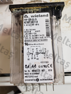 DZA52-SL 30H Wieland Electric