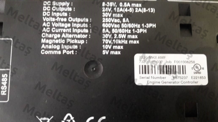 7320 MKII AMF S/N:6575237  E221853 DEEP SEA ELECTRONICS PLC