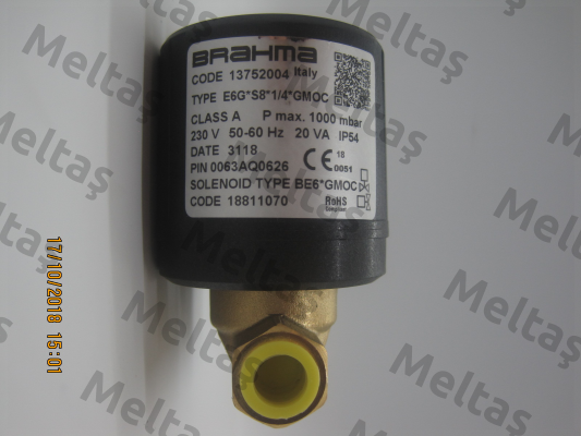 E6G*S8 R1/4" B/BE6*GMOC (stock) Brahma