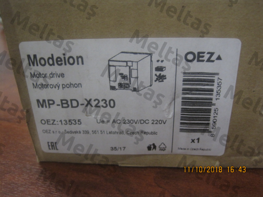 Art. No. OEZ:13535, Type: MP-BD-X230  OEZ