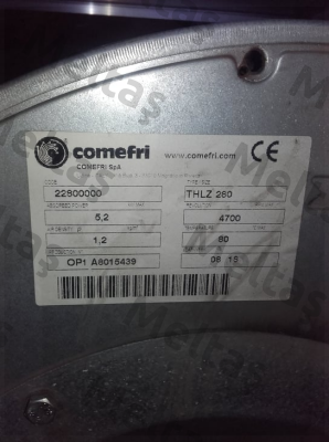 Laufrad mit Welle zu Ventilator Typ:   THLZ 280 A Comefri