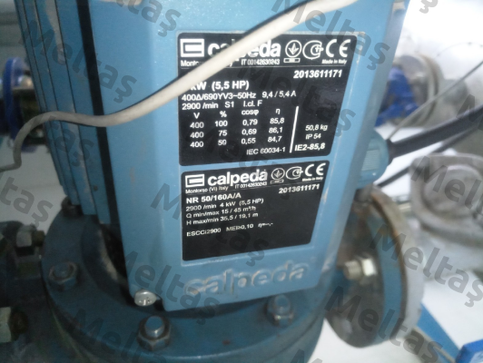 NR 50/160A/A obsolete, replaced by NR 50/160A/B Calpeda