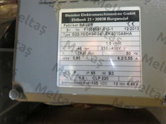 G22-10-DK94-241-EKS010A9HA Bauer