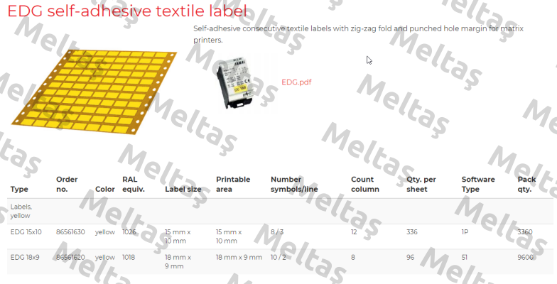 86561620 (1 pack x 9600 pcs) Murrplastik