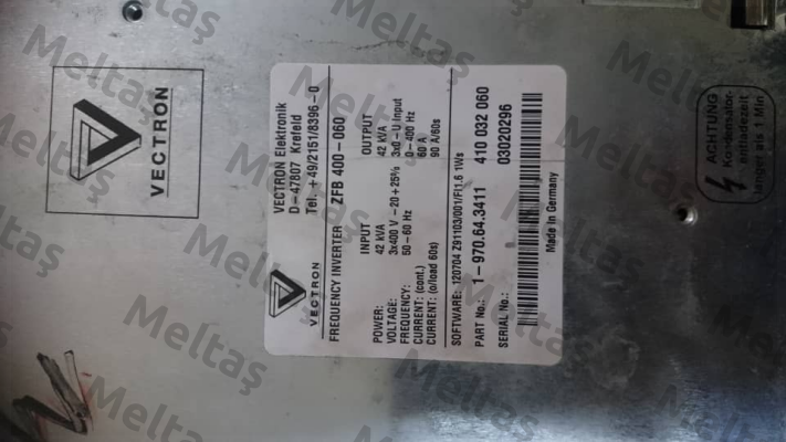 ZFB 400-060 42 KVA  - OEM Vectron