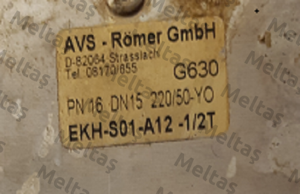 EKH-S01-A12-1/2T Avs Römer