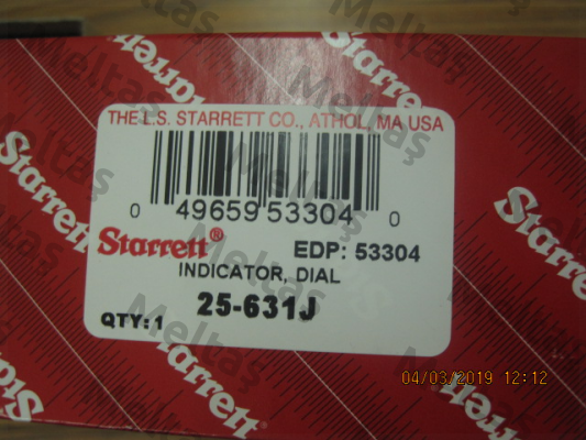 25-631J Starrett