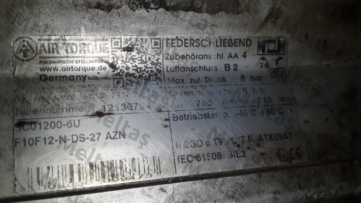 SC01200-6UF10F1227AZN Air Torque