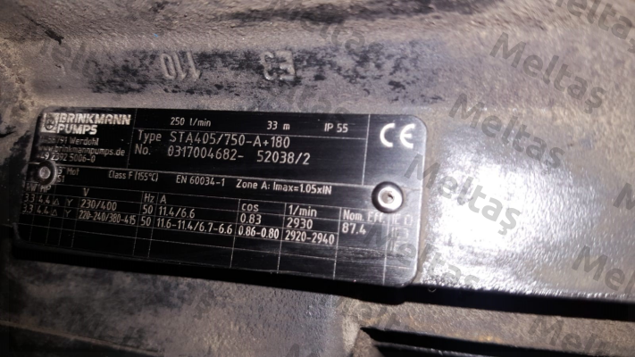 STA405/750 -A+180 Brinkmann