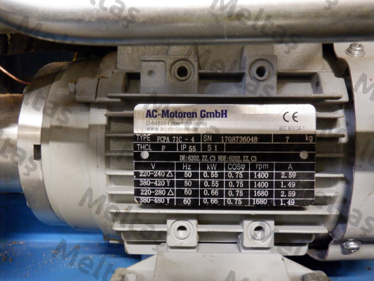 Typ: 3SIE 80-4A / B5 Flansch AC Motoren