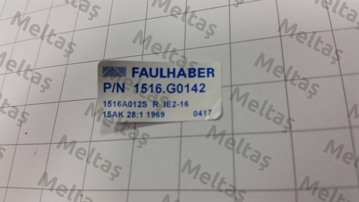 P/N: 1516.G0142, 6304234 Faulhaber
