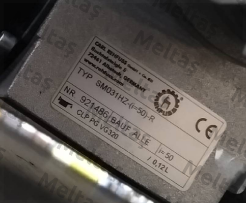 Type: SM031HZ-(i=50)-R 921486 oem Carl Rehfuss
