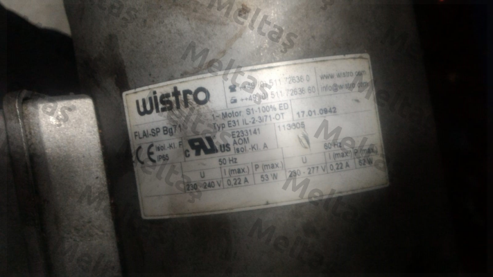 E31 IL-2-3/71-OT ( 17.01.0942 ) Wistro