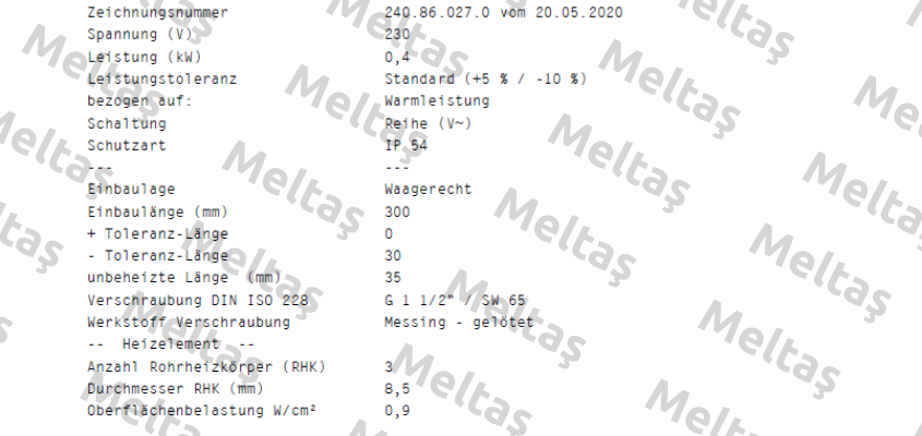 ERCT/30-0,4-230 Schniewindt